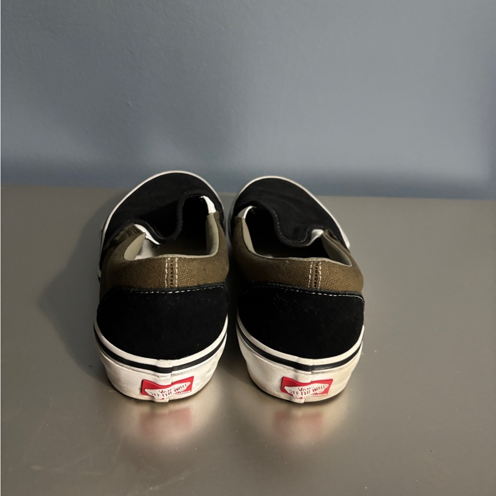 Vans Skate Slip-On "Black/Olive" Sneakers - Picture 4 of 7